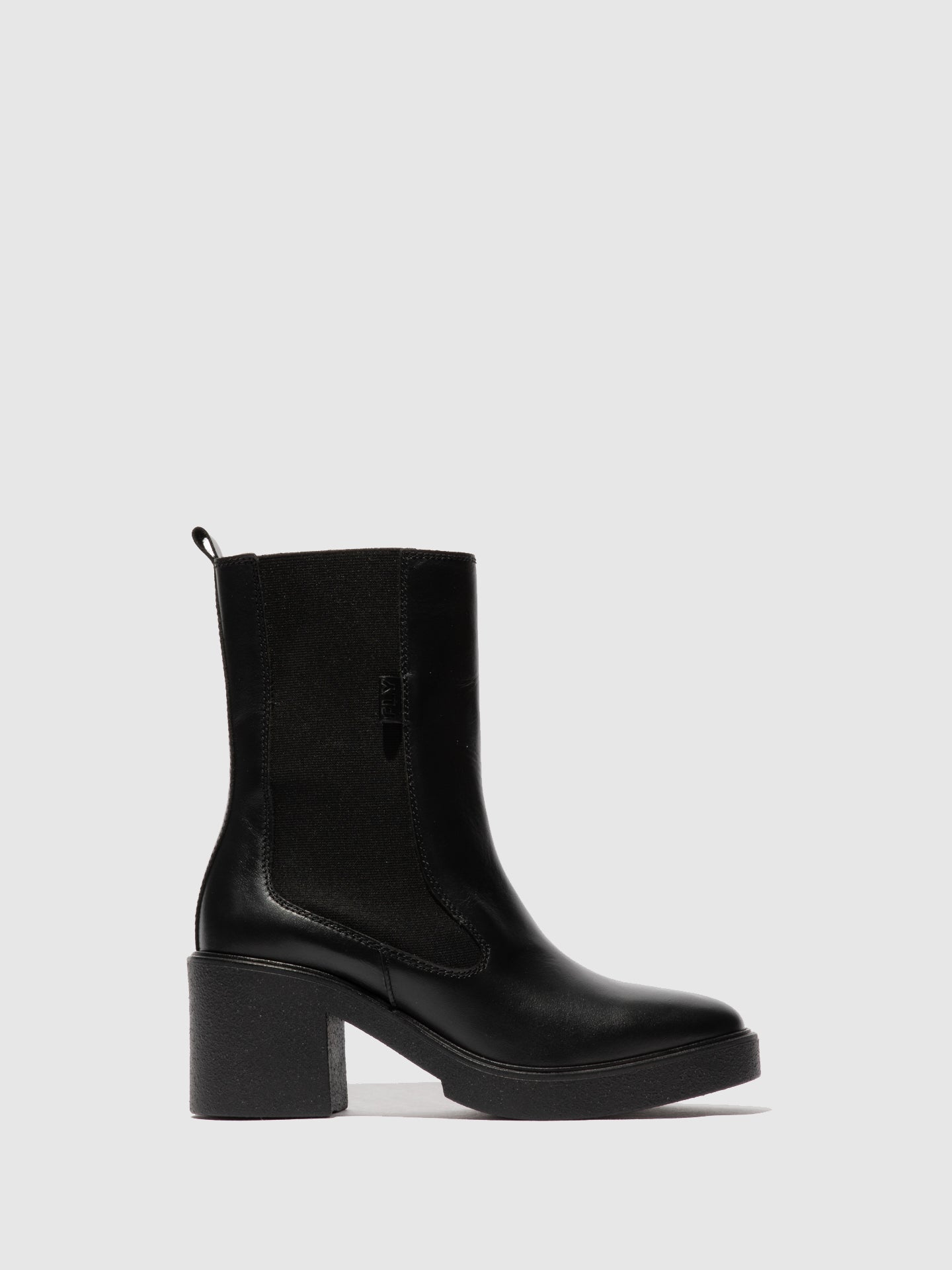 Fly London Chelsea Ankle Boots SIOU800FLY NAPPA BLACK